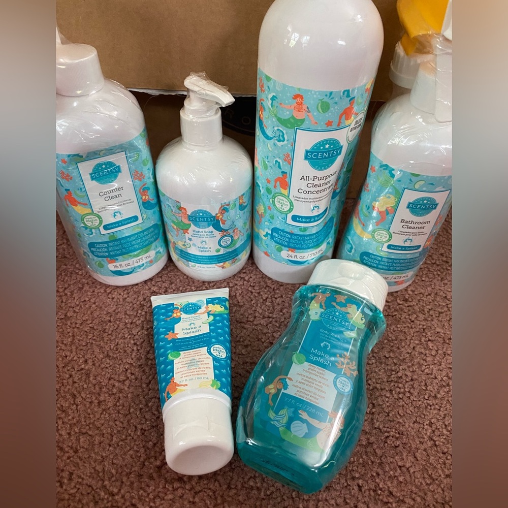 Scentsy Make a splash complete set
